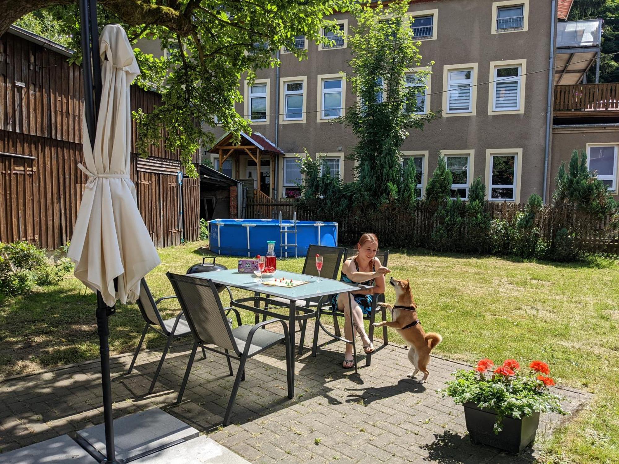 H2 - Urlaubsmagie - Garten, Pool, Terrasse, Grill Sebnitz Zewnętrze zdjęcie