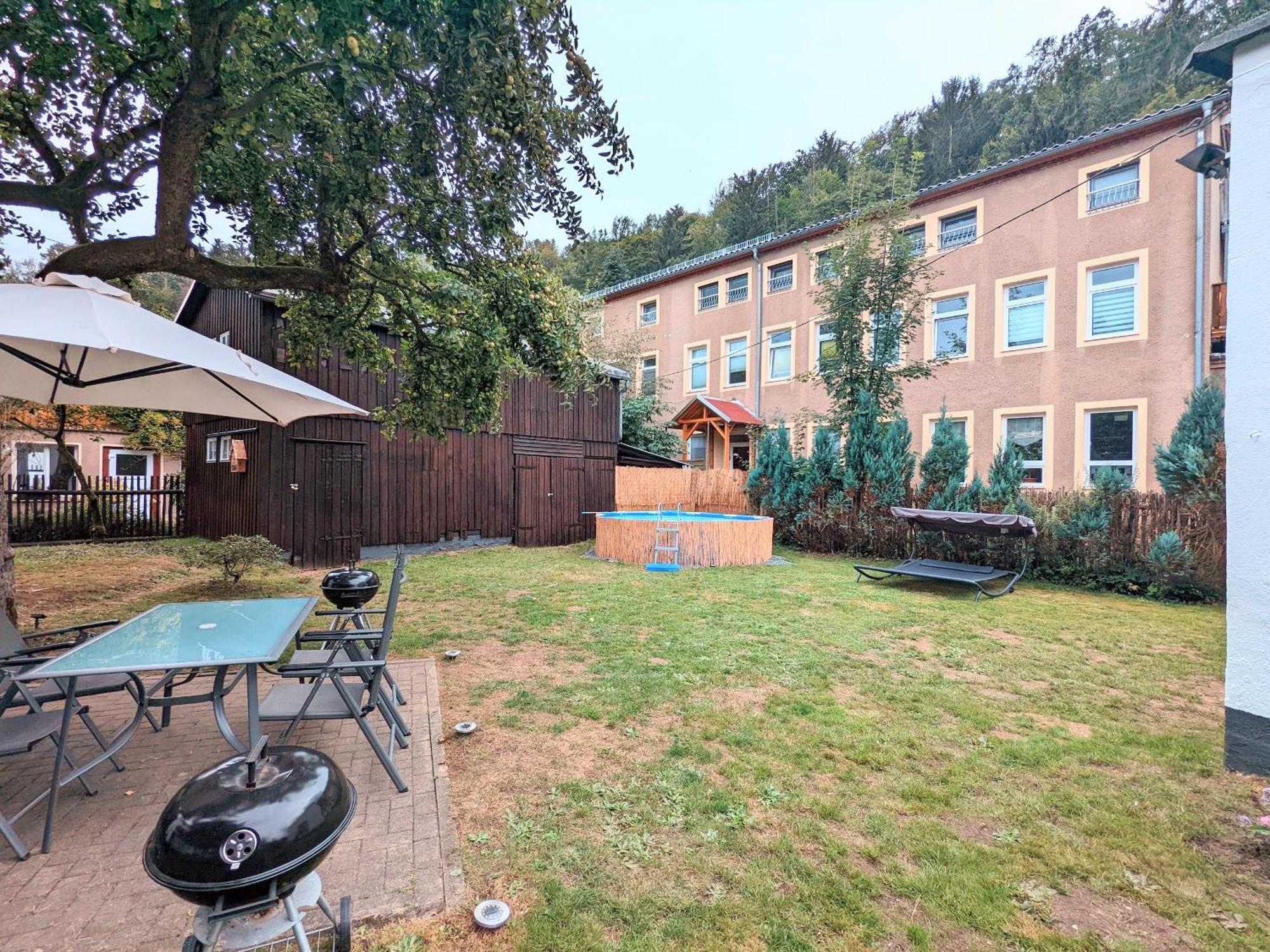 H2 - Urlaubsmagie - Garten, Pool, Terrasse, Grill Sebnitz Zewnętrze zdjęcie